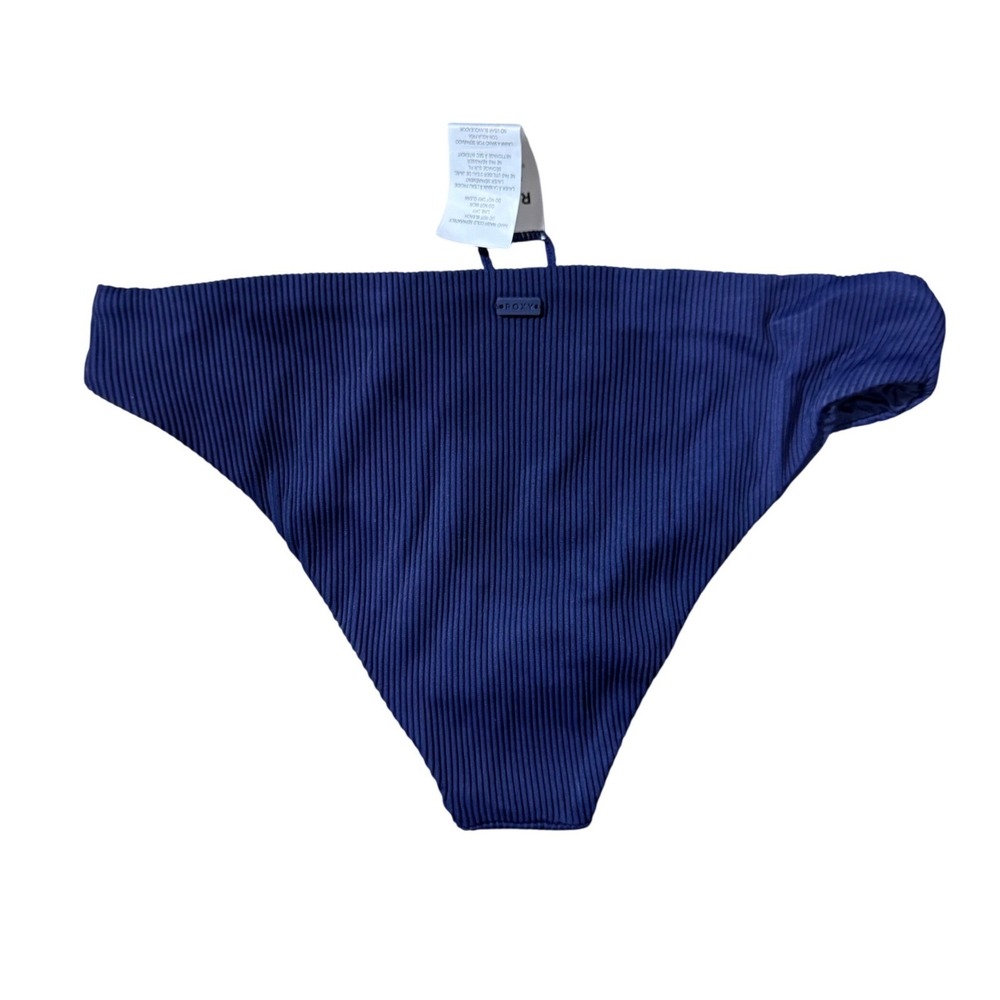 NWT Roxy Cobalt Bikini Bottoms Womens Large‎ Low Rise Hipster UPF 50+ Swim - Picture 5 of 8